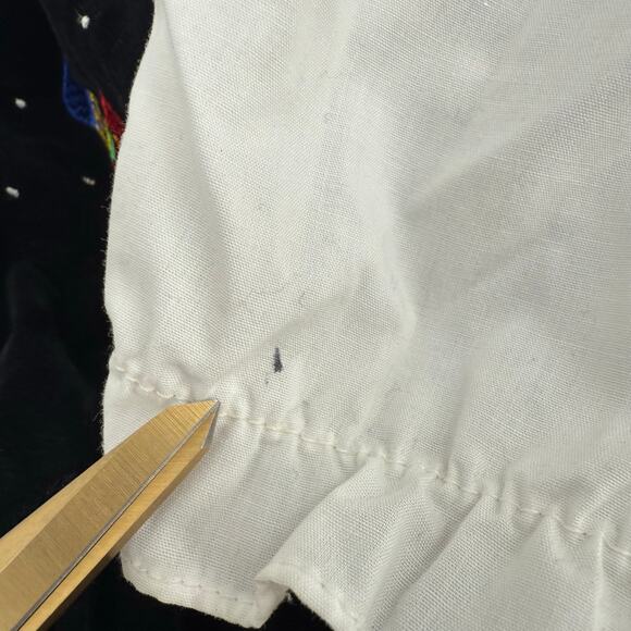 Vintage Oshkosh Collection Velvet Dress Size 4 90's Black Christmas Nutcracker - Picture 3 of 16